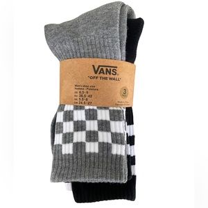 VANS | CHECKERBOARD CREW SOCK 3-PACK